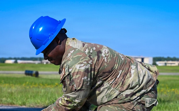 The 20th CES conducts a 10-year overhaul for aircraft arresting systems