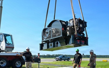 20th CES Conducts Aircraft Arresting Systems Overhaul