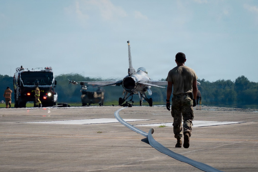 20th CES Conducts Aircraft Arresting Systems Overhaul