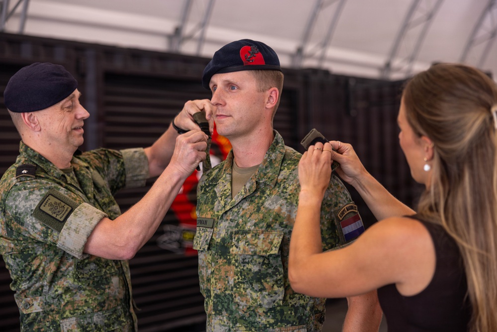 2nd Reconnaissance Battalion Hosts Dutch Marine Promotion Ceremony