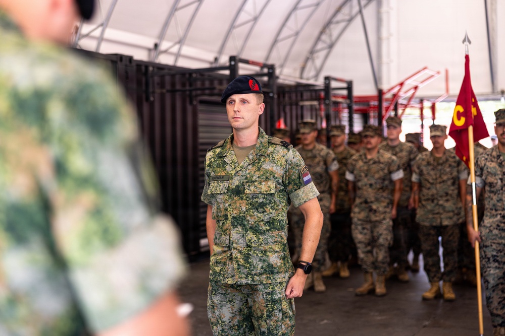 2nd Reconnaissance Battalion Hosts Dutch Marine Promotion Ceremony