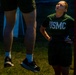 U.S. Marine Corps Officer Candidates with OCS conduct a PFT