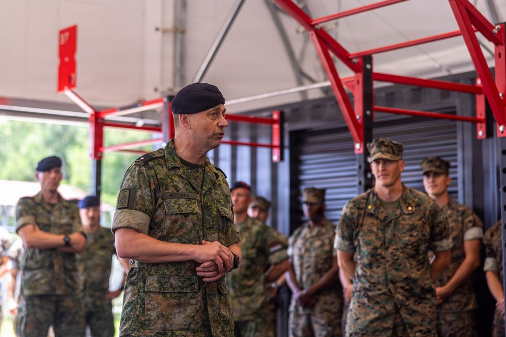 2nd Reconnaissance Battalion Hosts Dutch Marine Promotion Ceremony