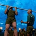 U.S. Marine Corps Officer Candidates with OCS conduct a PFT