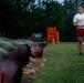 U.S. Marine Corps Officer Candidates with OCS conduct a PFT