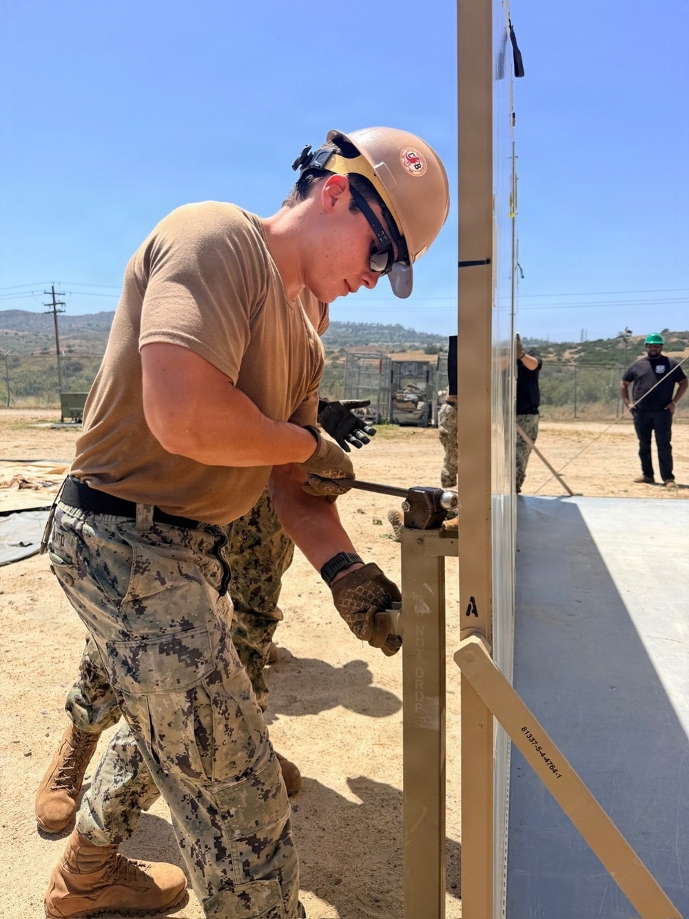 NMCB 133 Seabee Expands ISO Container to Build Scalable Infrastructure for EMF Bethesda Training