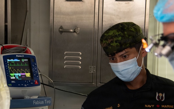 USS Essex conducts teeth extraction during RIMPAC 2026