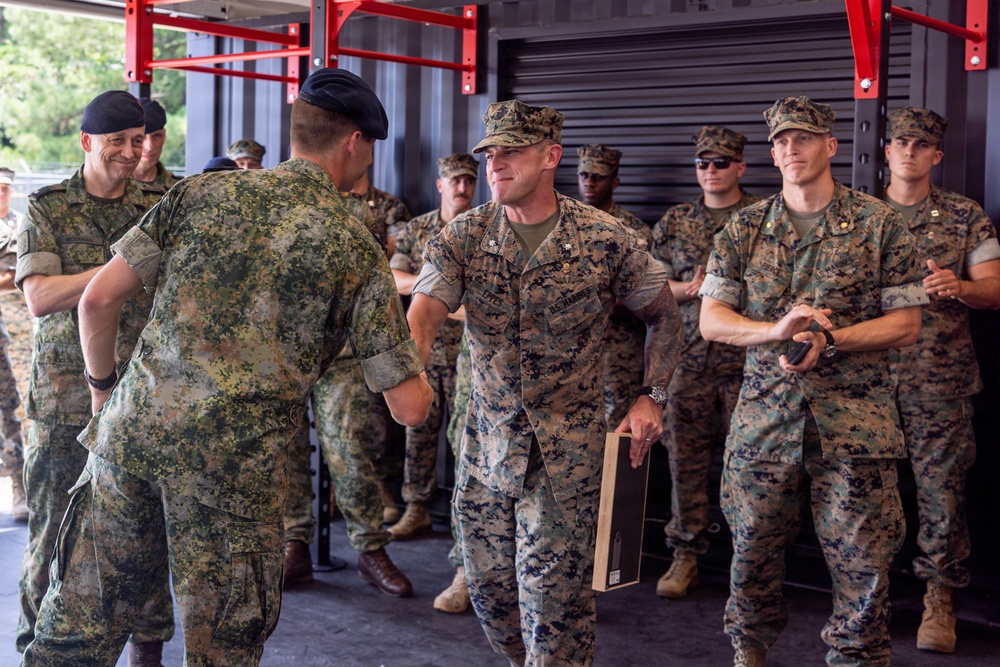 2nd Reconnaissance Battalion Hosts Dutch Marine Promotion Ceremony