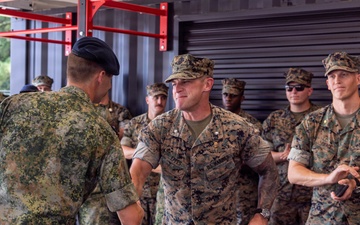2nd Reconnaissance Battalion Hosts Dutch Marine Promotion Ceremony