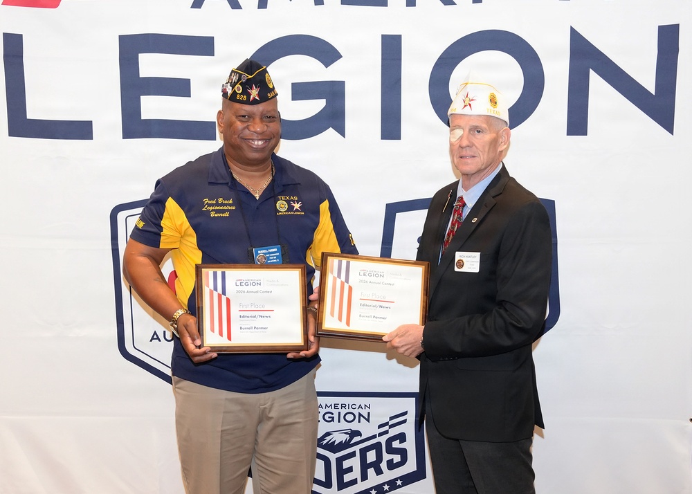 NAMRU San Antonio PAO earns The American Legion National Media Awards for Newswriting