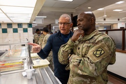 Celebrity Chef Robert Irvine Serves Fort Sill Soldiers