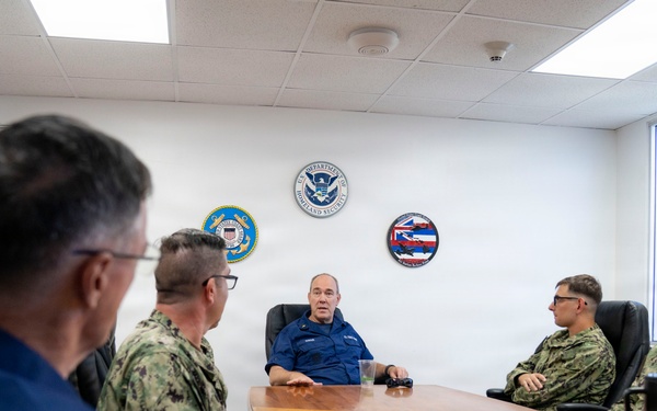 Chaplains and Chaplain Candidates Tour Coast Guard Air Station Barber's Point