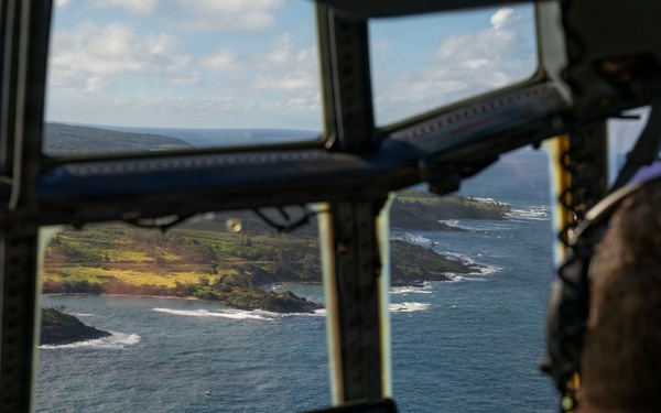 Chaplains and Chaplain Candidates Tour Coast Guard Air Station Barber's Point