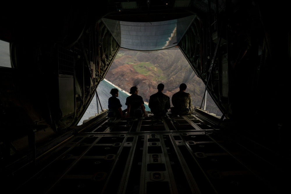 Chaplains and Chaplain Candidates Tour Coast Guard Air Station Barber's Point