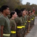 Marines with Alpha Co. and Corporals Course 4-26 Participate in Medal of Honor Trail Run