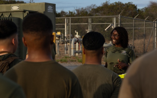 Marines with Alpha Co. and Corporals Course 4-26 Participate in Medal of Honor Trail Run