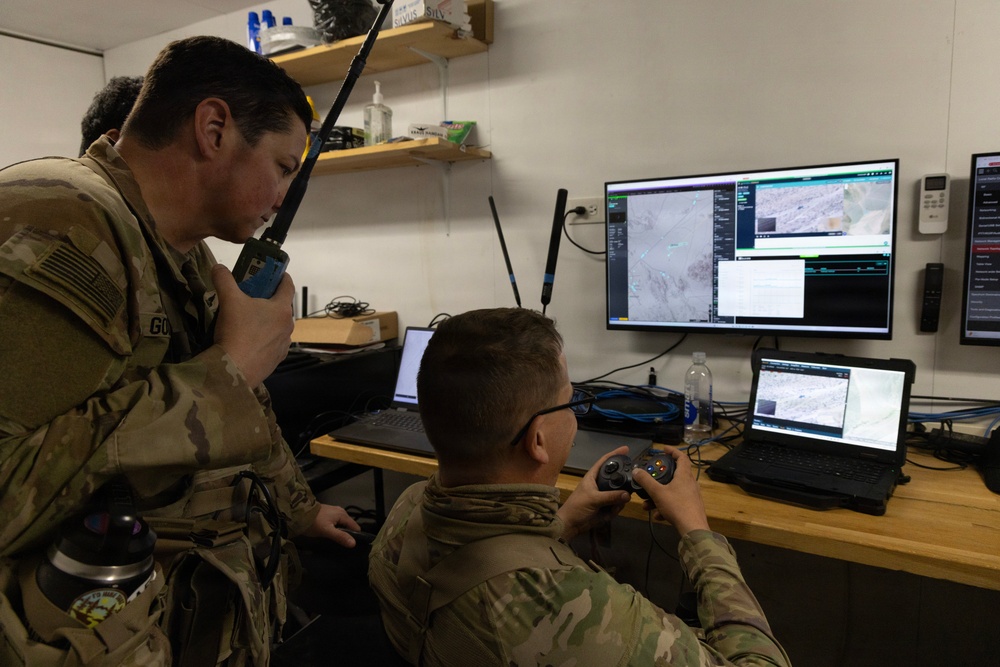U.S. Army Soldiers test K1000 drone during Project Convergence Capstone 6(PC-C6)