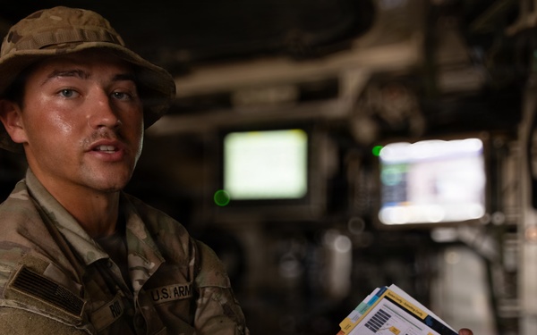 U.S. Soldiers test equipment during Project Convergence - Capstone 6