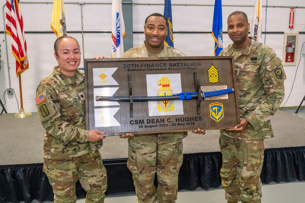 NJ Guard 50th Finance Battalion Change of Responsibility