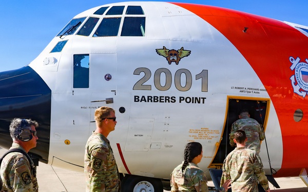 U.S. Coast Guard conducts an air/sea rescue event at Barbers Point, Hawaii during RIMPAC 2026