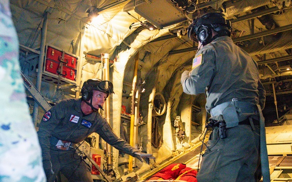 U.S. Coast Guard conducts an air/sea rescue event at Barbers Point, Hawaii during RIMPAC 2026