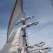 US Coast Guard Academy cadets furl sails aboard Eagle