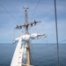 US Coast Guard Academy cadets furl sails aboard Eagle
