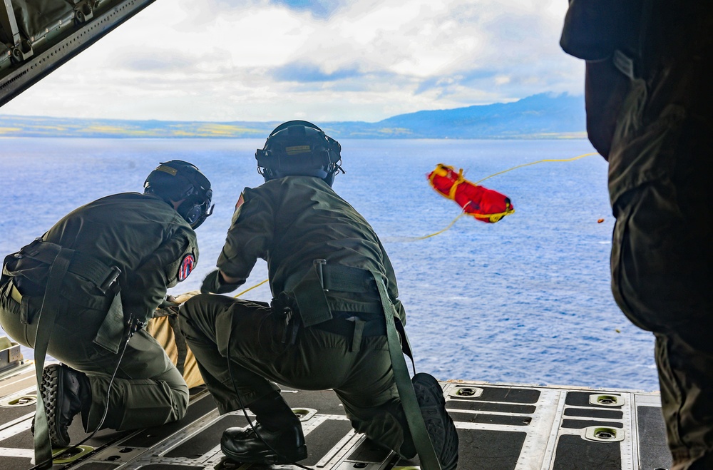 U.S. Coast Guard conducts an air/sea rescue event at Barbers Point, Hawaii during RIMPAC 2026