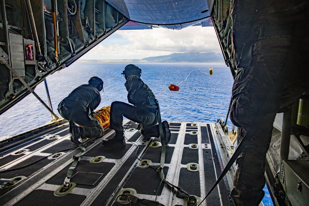 U.S. Coast Guard conducts an air/sea rescue event at Barbers Point, Hawaii during RIMPAC 2026