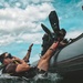 U.S. Navy divers prepare for salvage dive during RIMPAC 2026