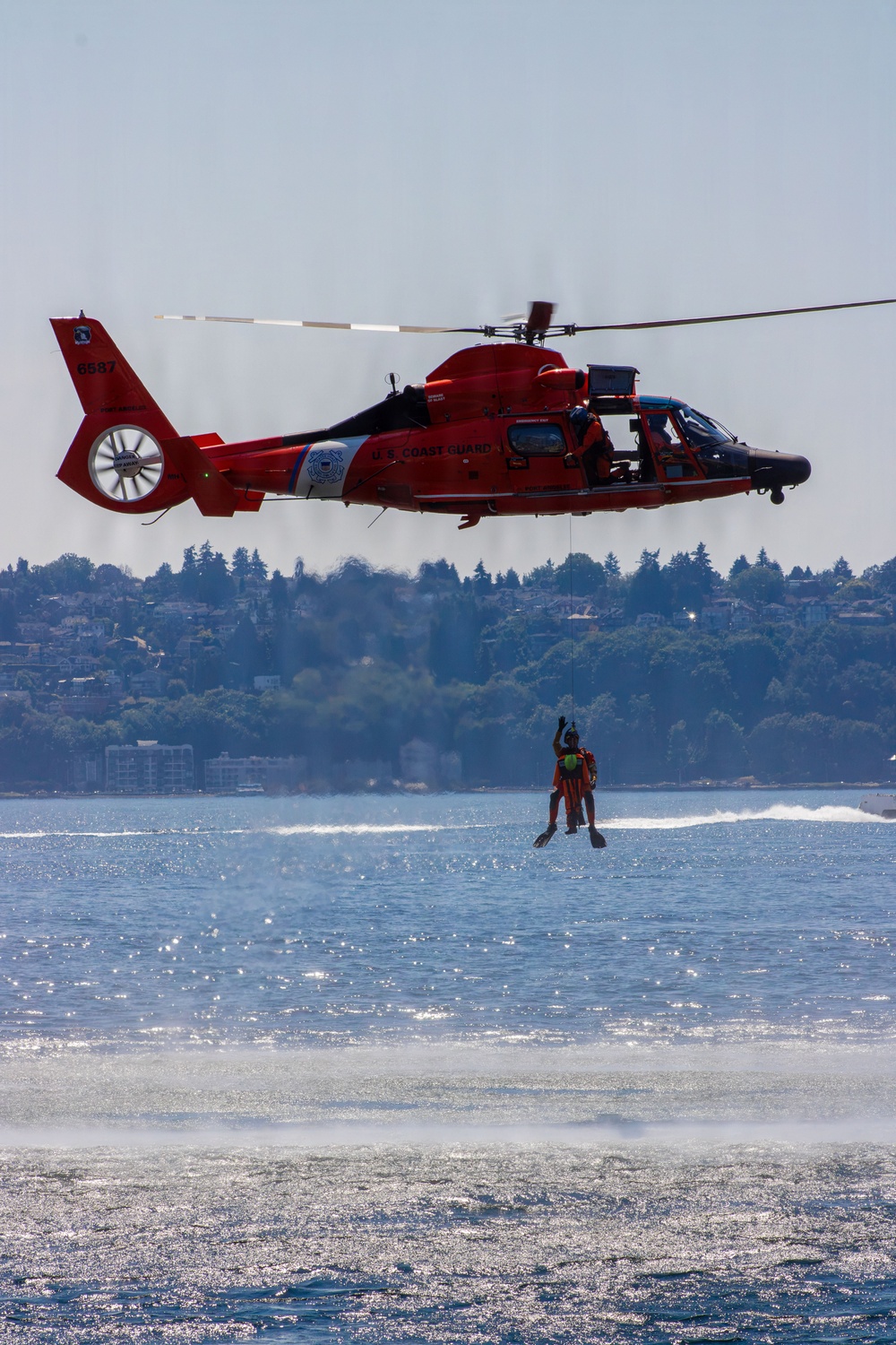 Seattle Fleet Week Search and Rescue Demo And Parade Of Ships