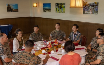 Consul General Andrew Ou recognizes MACG-18 Marines