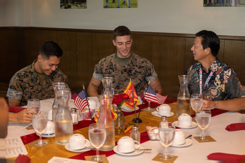 Consul General Andrew Ou recognizes MACG-18 Marines