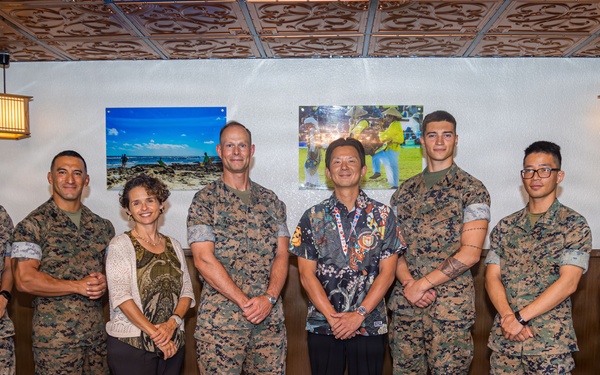 Consul General Andrew Ou recognizes MACG-18 Marines