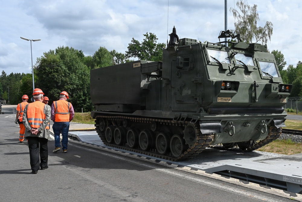 41st FAB Railhead Operation