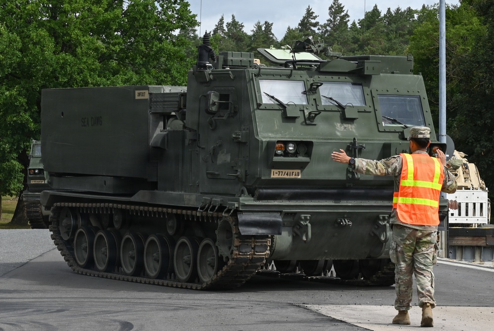 41st FAB Railhead Operation