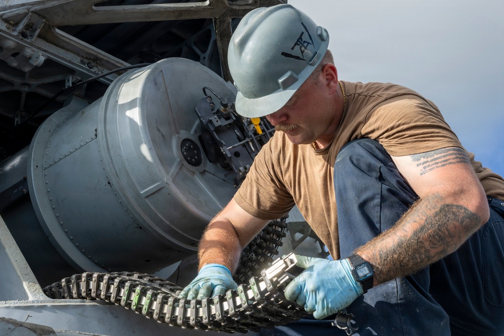 Delbert D. Black Conducts Maintenance
