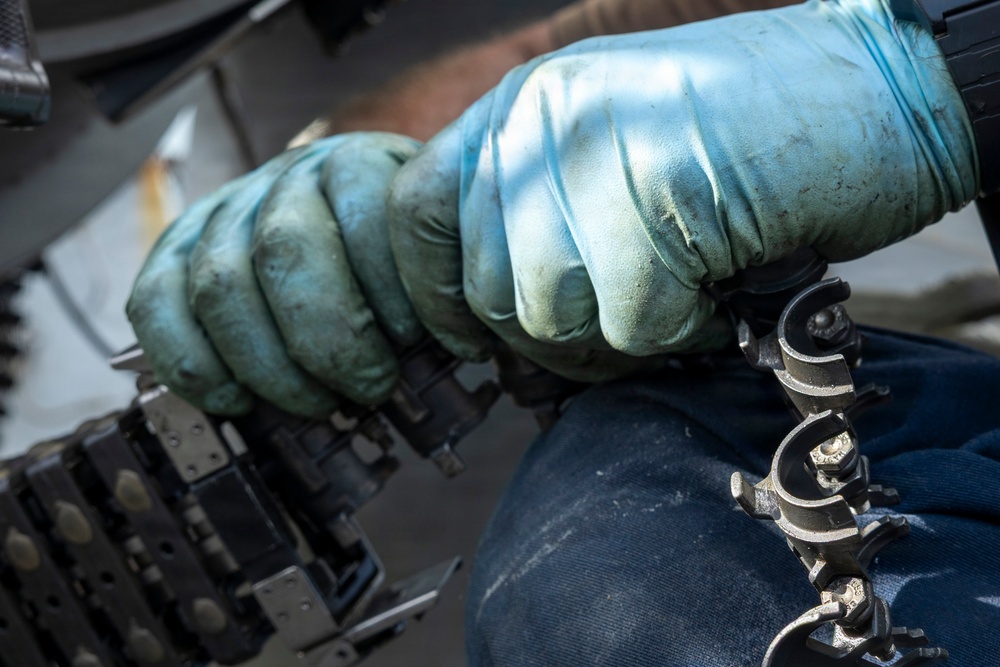 Delbert D. Black Conducts Maintenance