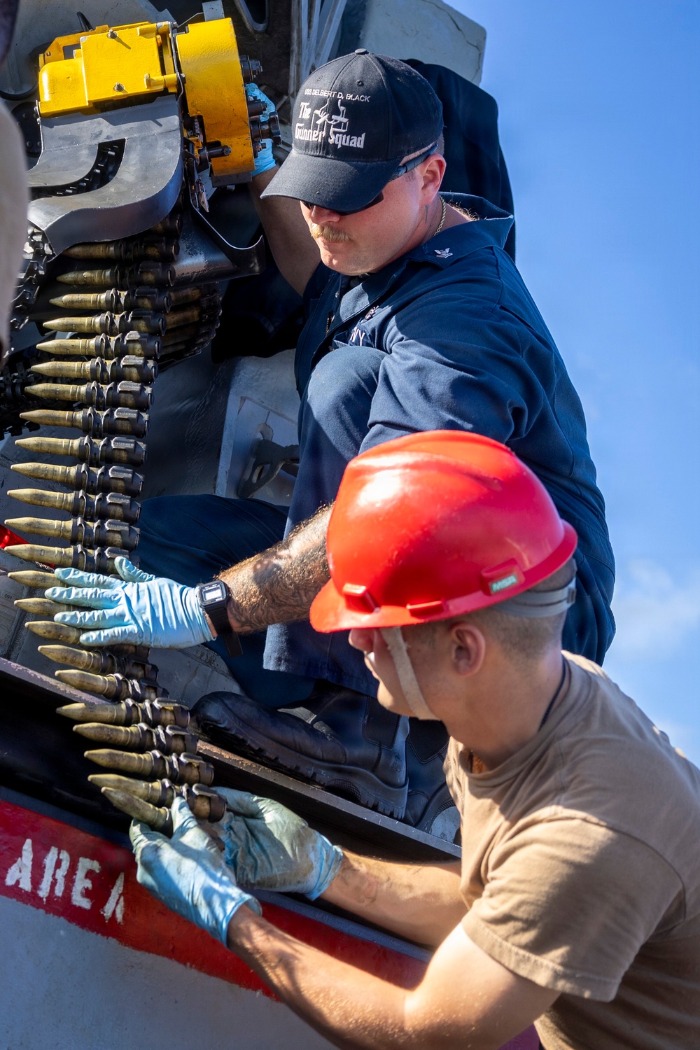 Delbert D. Black Conducts Maintenance