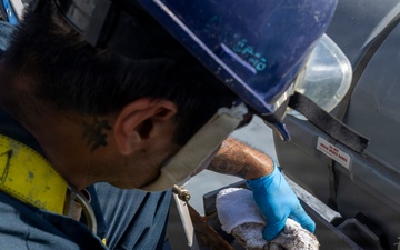 Delbert D. Black Conducts Maintenance