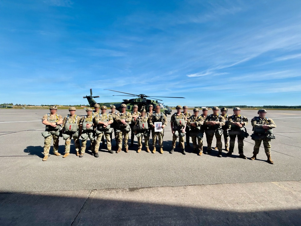 Special operators honor fallen paratrooper with memorial airborne operation in Finland
