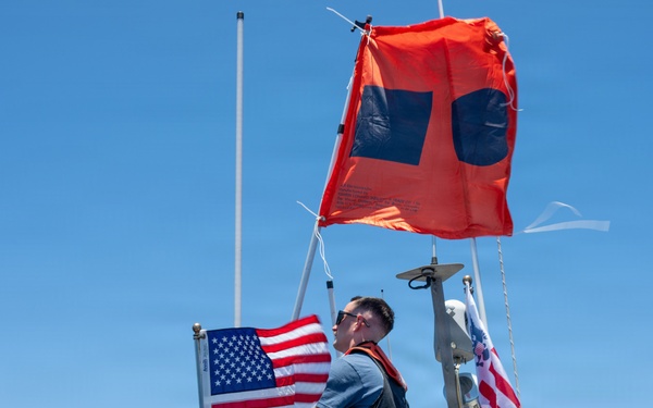 U.S. Coast Guardsmen conduct training with Philippine counterparts during RIMPAC 2026
