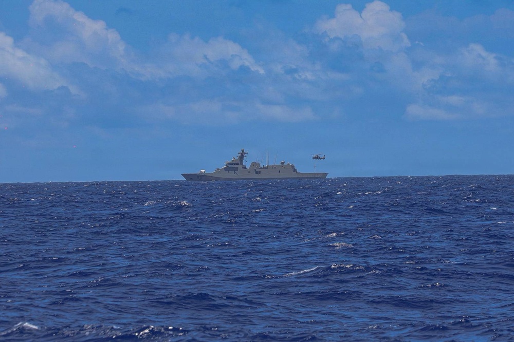 Philippine Coast Guard and Mexican Navy strengthen interoperability through helicopter operations during RIMPAC 2026