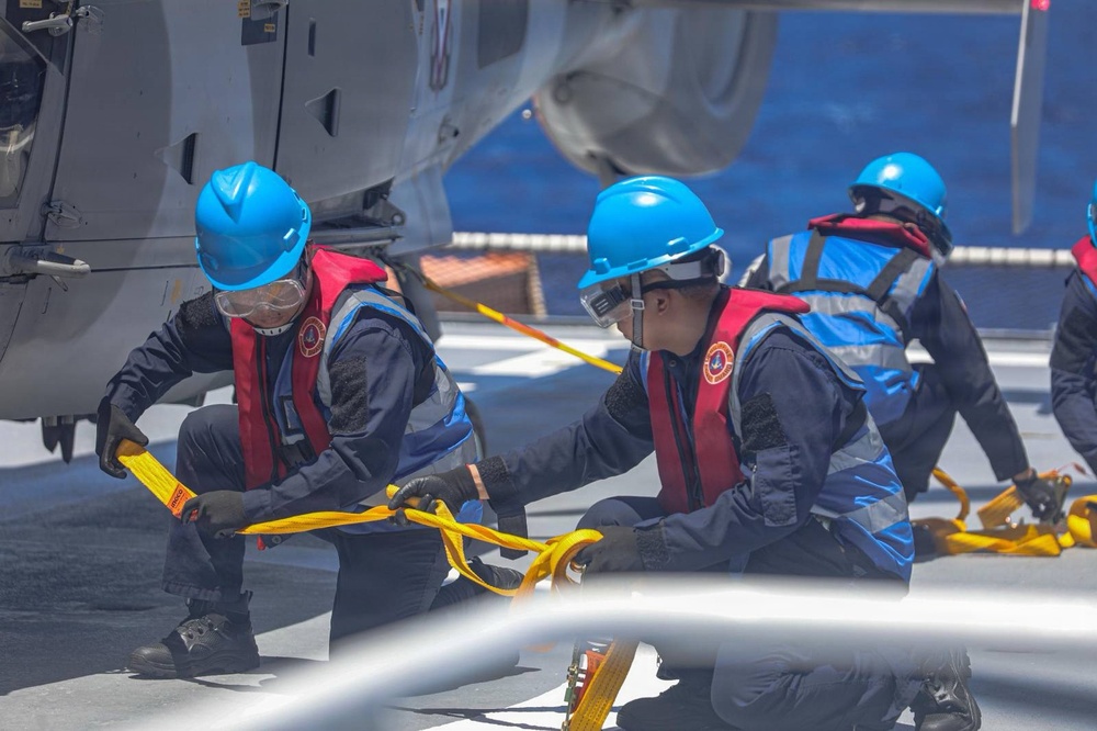 Philippine Coast Guard and Mexican Navy strengthen interoperability through helicopter operations during RIMPAC 2026