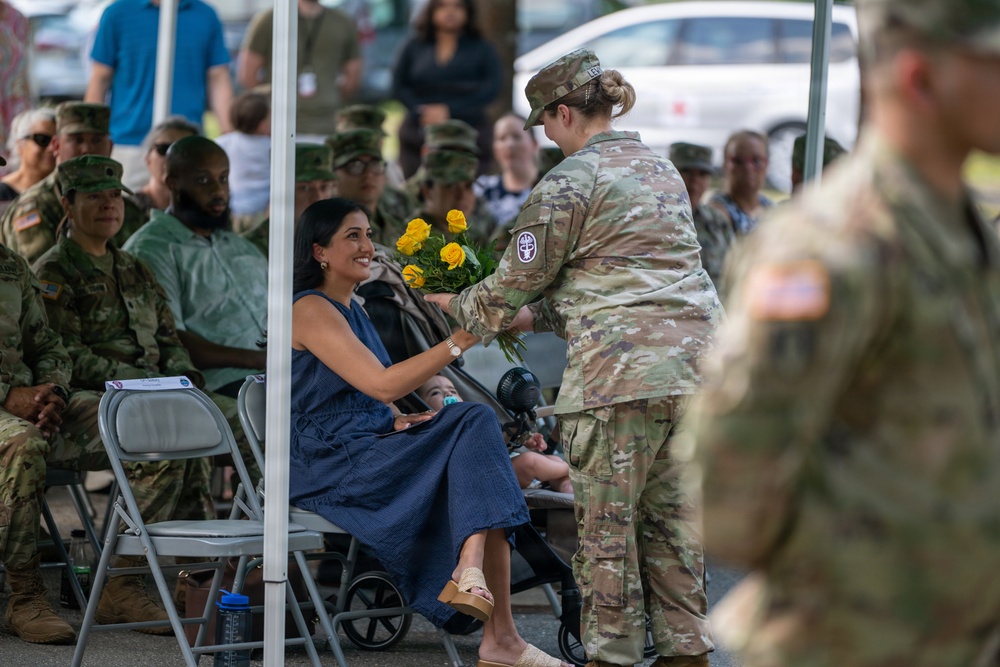 MEDDAC Bavaria HHC Conducts Change of Command Ceremony