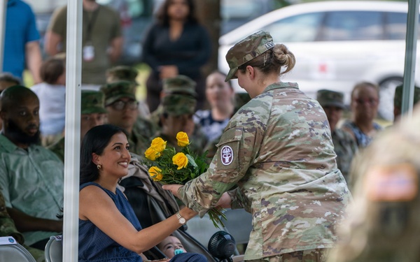 MEDDAC Bavaria HHC Conducts Change of Command Ceremony