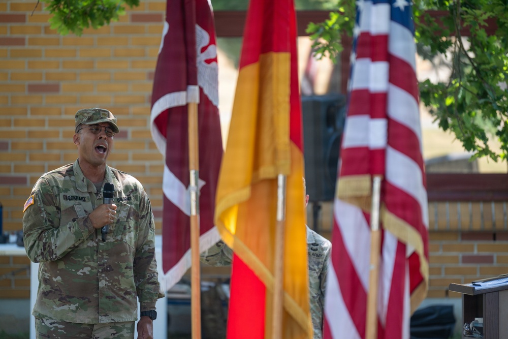 MEDDAC Bavaria HHC Conducts Change of Command Ceremony