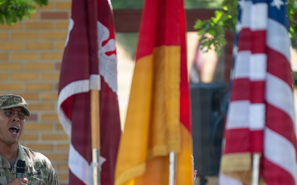 MEDDAC Bavaria HHC Conducts Change of Command Ceremony