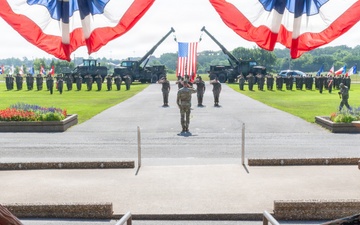Marine Corps Detachment bids farewell to Mestemacher, welcomes Grissett during ceremony