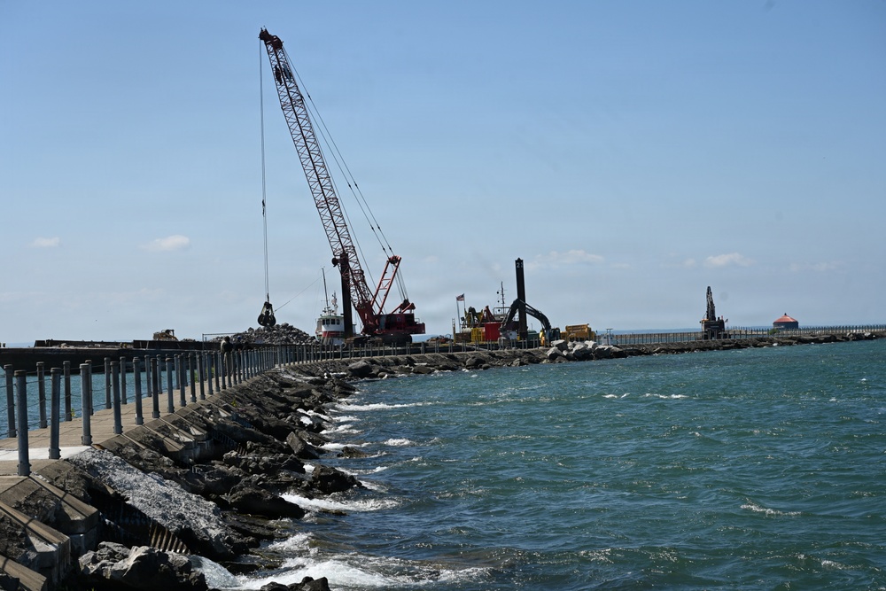Bird Island Pier Repairs Strengthen Great Lakes Navigation
